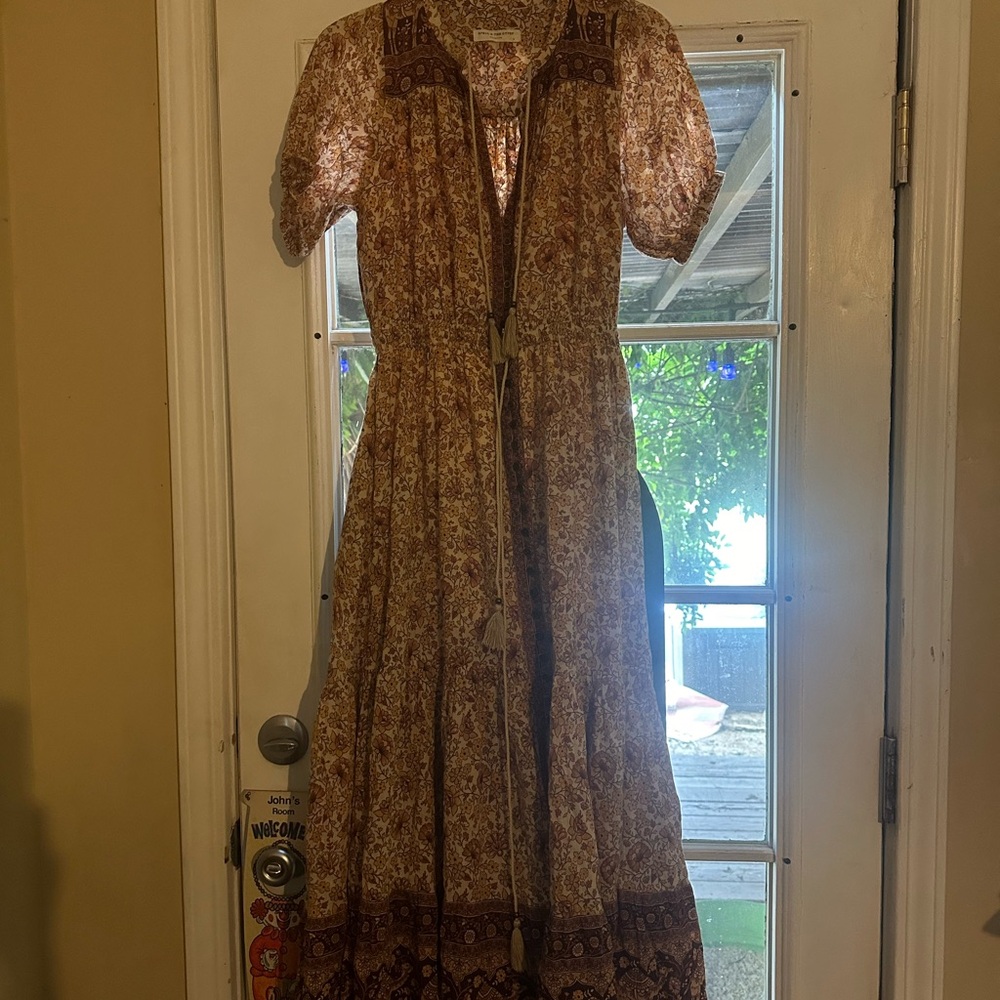 Floral Brown Maxi Spell & The Gypsy Collective Dress